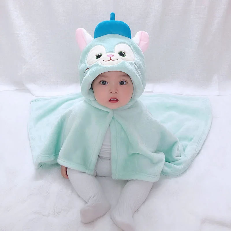 Детская мультяшная полотенце банное фланелевый банный халат с капюшоном детские