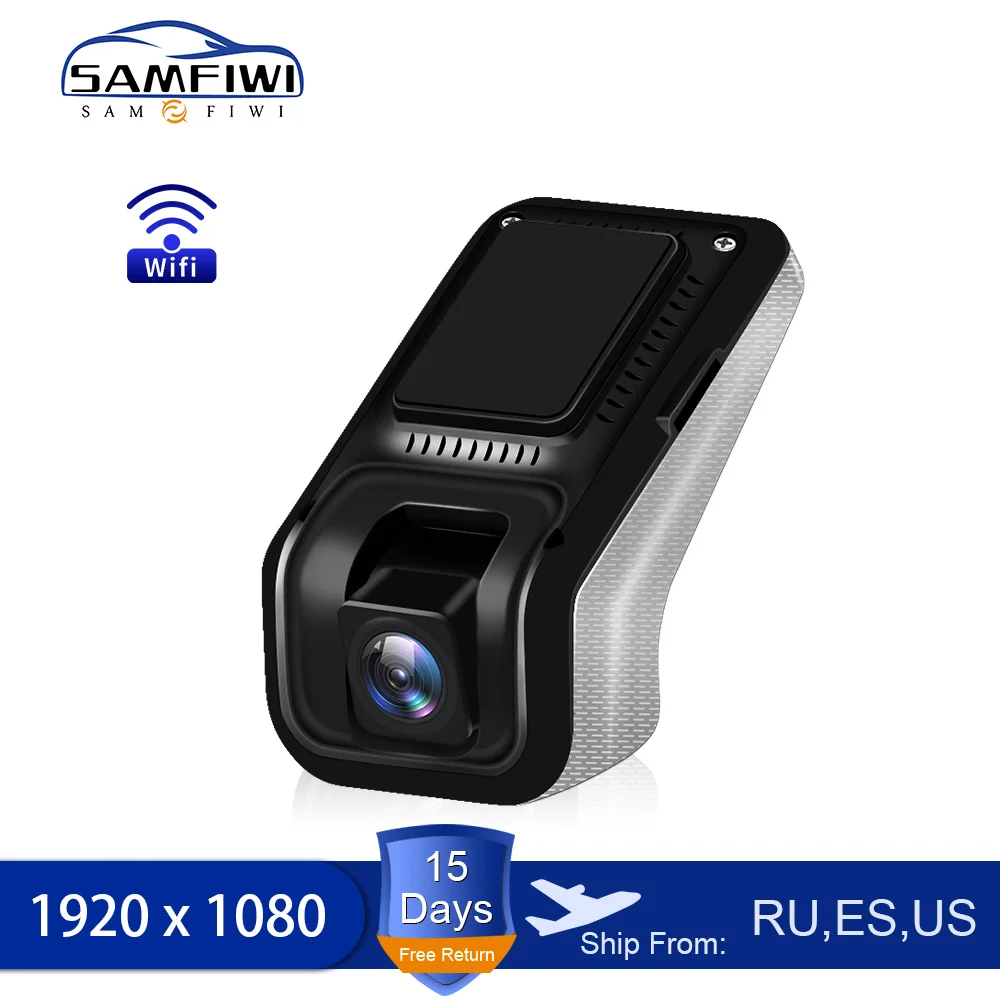 Беспроводной автомобильный видеорегистратор с Wi Fi голосовое управление 1080 P HD