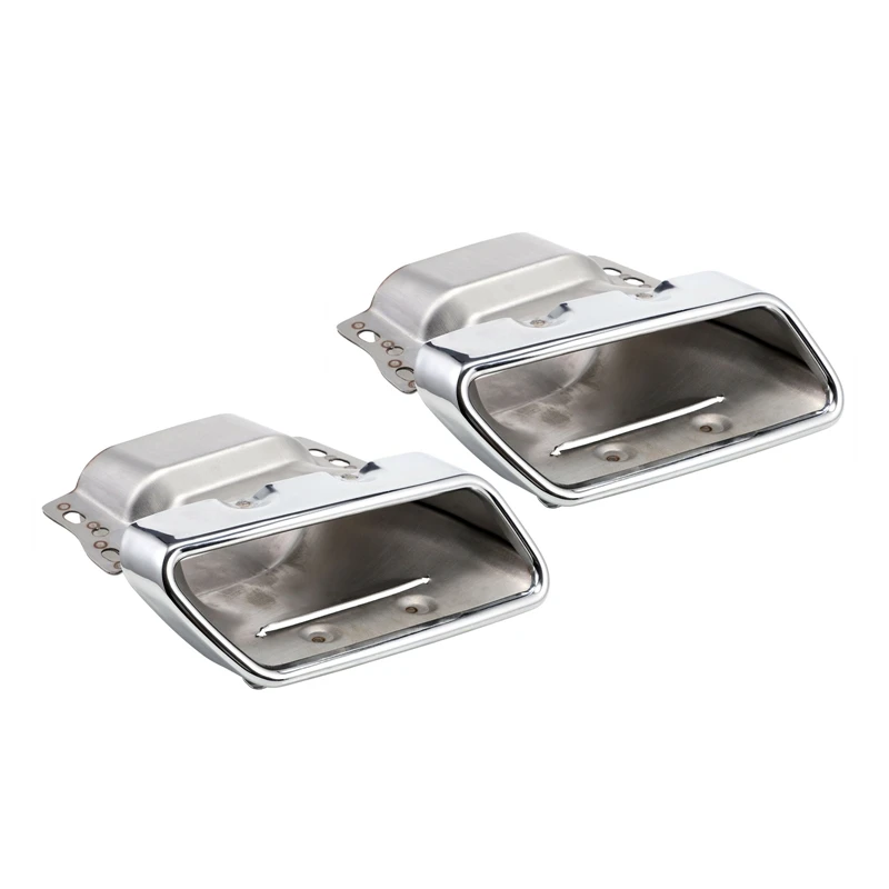 2 шт. автомобильный глушитель выхлопной трубы с одним отверстием для Mercedes Benz W221 W164