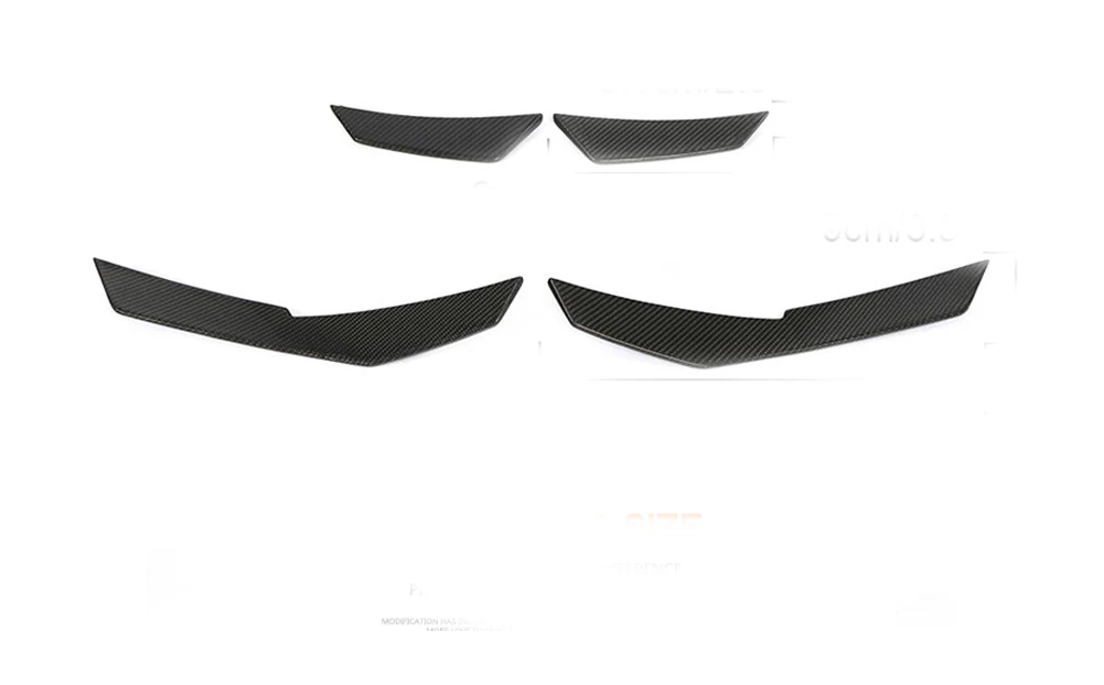 Комплект канатов переднего корпуса из углеродного волокна сплиттер для бампера