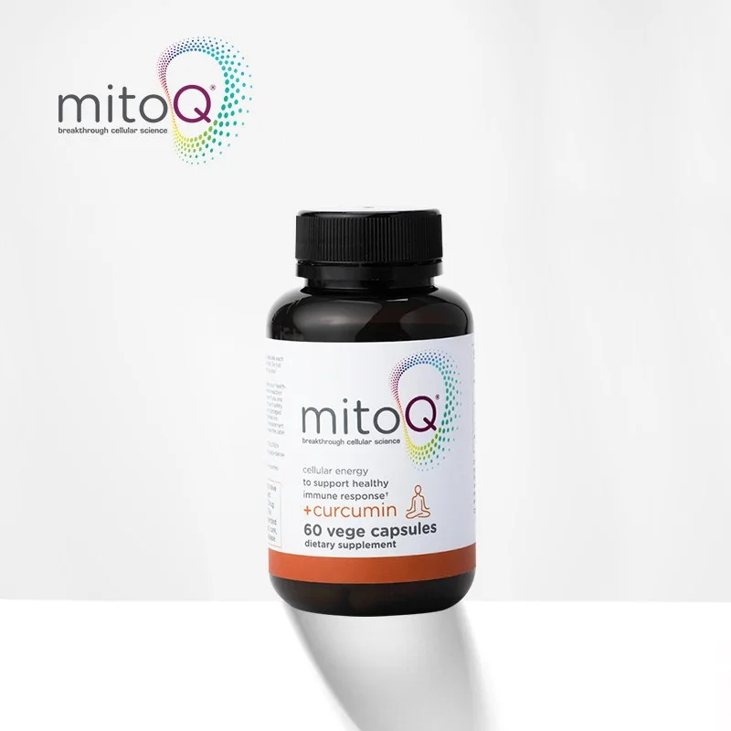 MitoQ Longvida Curcumin Turmeric Capsules Brain Health Mental Clarity Focus Supplement Cushioning Lubrication Joint Mobility