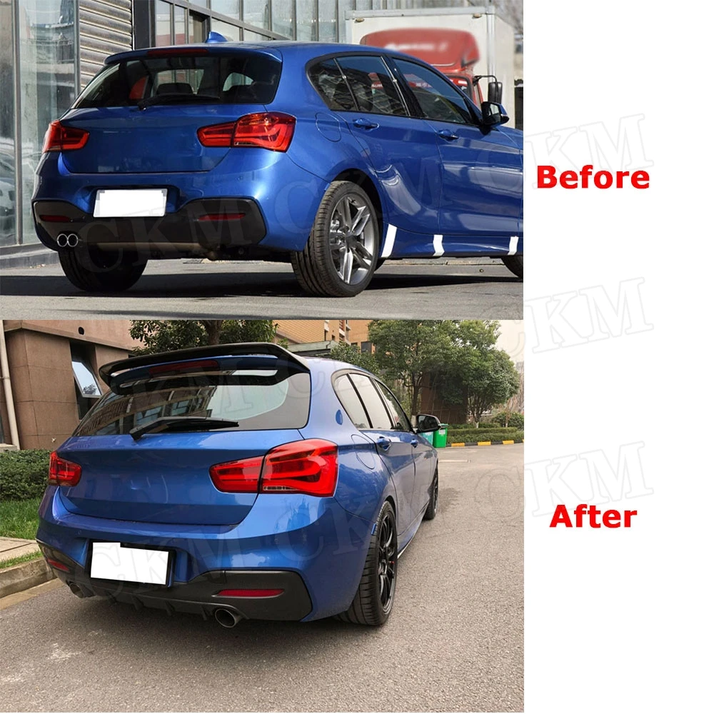 Задний диффузор для губ из углеродного волокна BMW 1 серии F20 M135i M140i M Sport 2016 2018 FRP