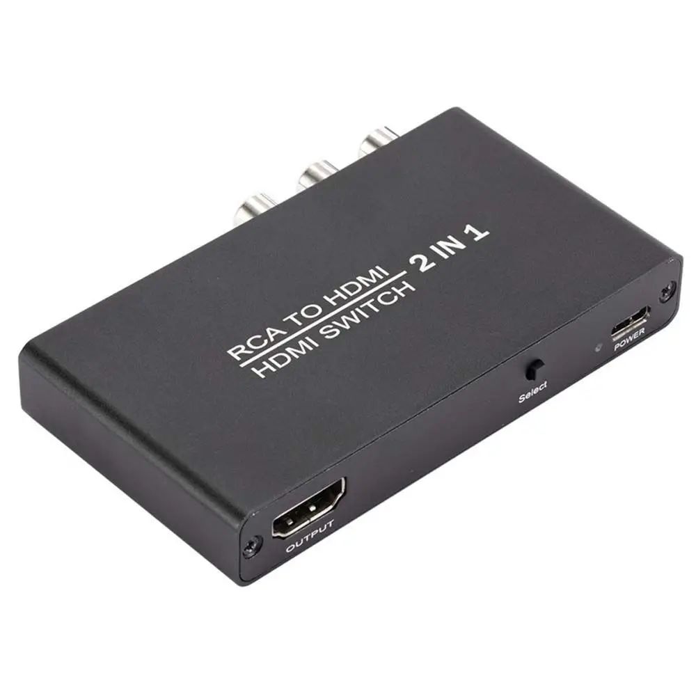 Преобразователь RCA в HDMI переключатель и 3 1 порт 2 порта селектор портов Sup s 4K -