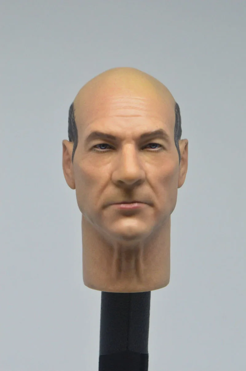 

In Stock 1/6 X Professor Old Charles Head Carving PVC Male Head Sculpt Fit 12'' Man Soldier Action Figure Body