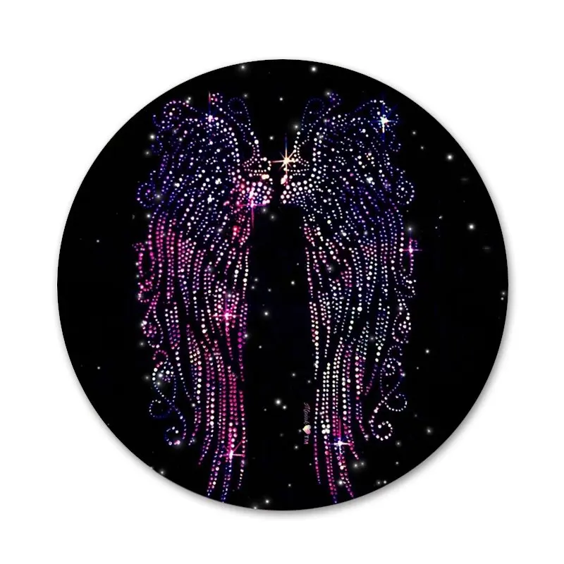 

58mm Angel Wings Badge Brooch Pin Accessories For Clothes Backpack Decoration gift
