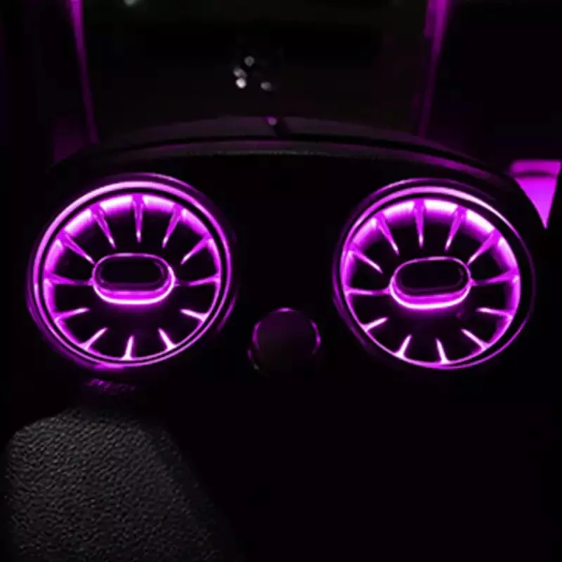 

For Rear air conditioning vent LED turbine ambient light For Mercedes Benz C /E/ GLC class w205 w213 x253 LED atmosphere light