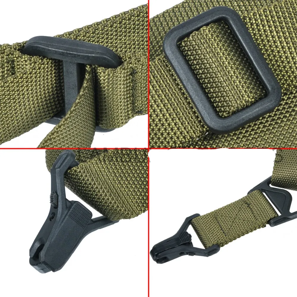 Rifle Sling Tactical Gun Swivels Bungee Belt Military Outdoor Shooting Hunting Accessories with Metal Hook | Спорт и развлечения