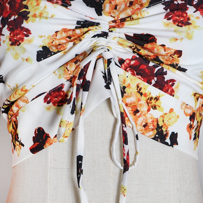 Женская блузка TWOTWINSTYLE летняя с коротким рукавом и принтом|Блузки| |