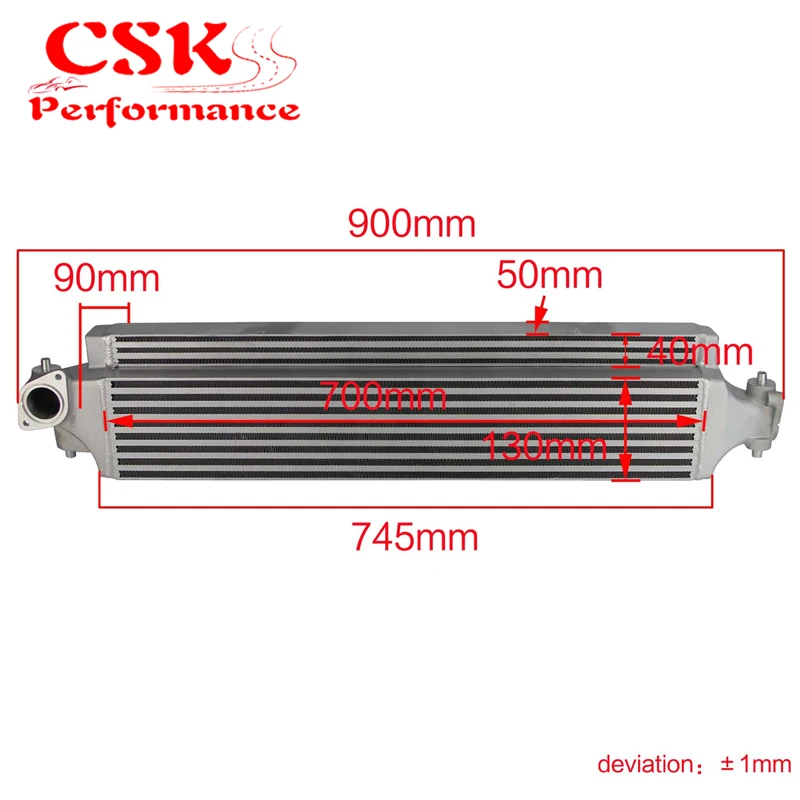 Высокопроизводительный Болтовой FMIC передний монтажный интеркулер подходит для