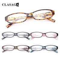 clasaga 5 pack reading glasses men and women oval frame spring hinged hd prescription optical eyeglasses decorative eyewear