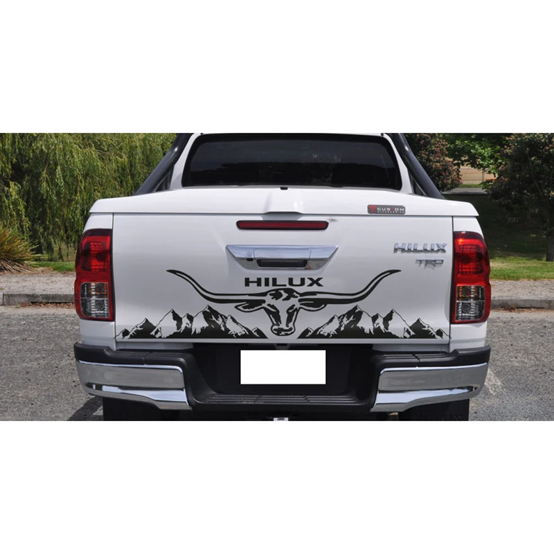 Автомобильные аксессуары Виниловая наклейка с изображением Головы Быка горы