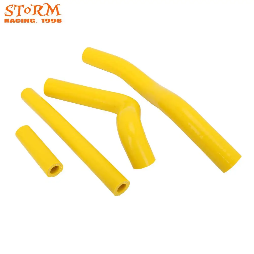 Желтый силиконовый радиатор для мотоцикла водонагреватель охлаждающий водяной