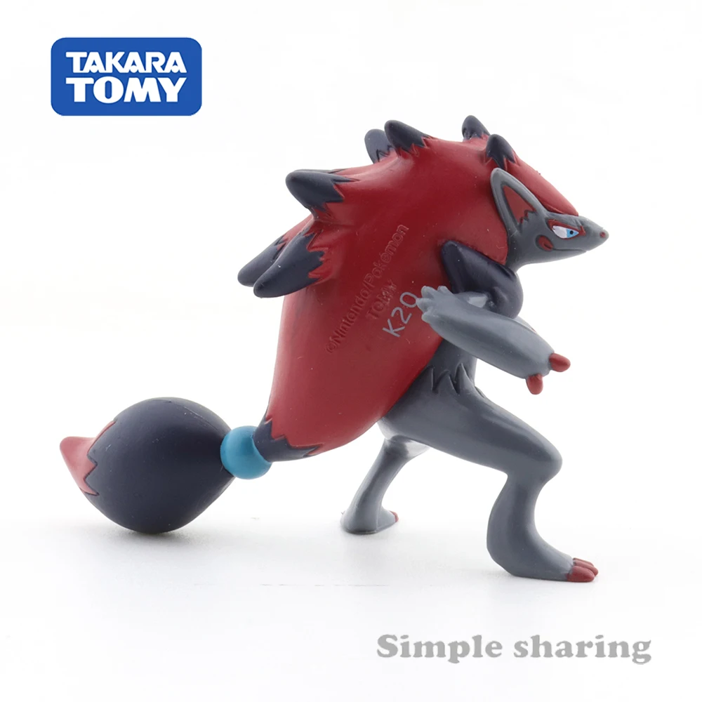 Takara Tomy Tomica Pokemon Pocket Moncolle MS-18 Zoroark 3-5 см мини-фигурка из смолы аниме игрушки для детей