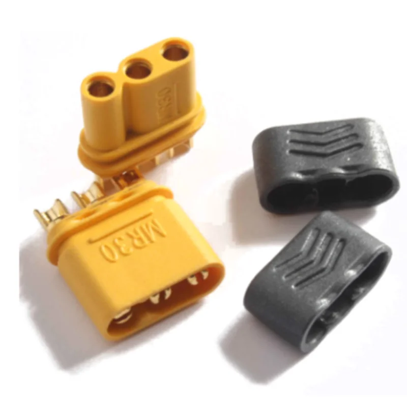 Позолоченный разъем MR30 Штекерный гнездовой для литиевых батарей