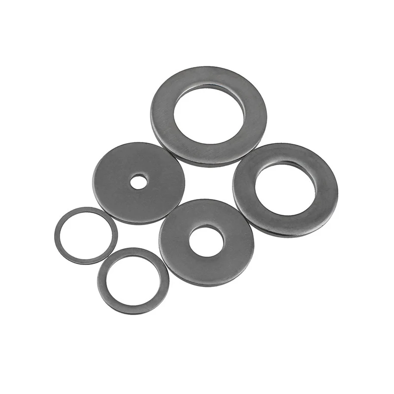 Оцинкованные белые цинковые плоские прокладки ультратонкие шайбы увеличение