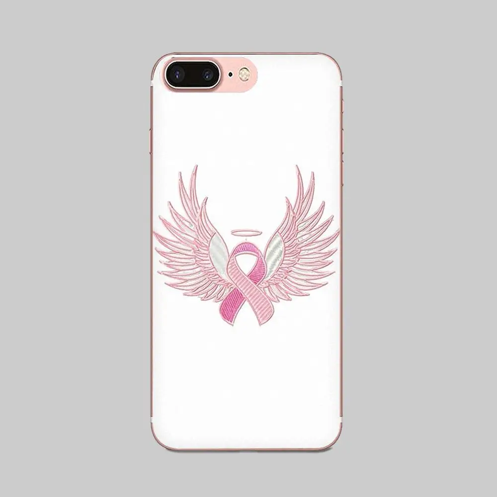 Розовые чехлы на заднюю панель для девочек с раком груди тонкие Чехлы Galaxy Grand A3 A5 A7