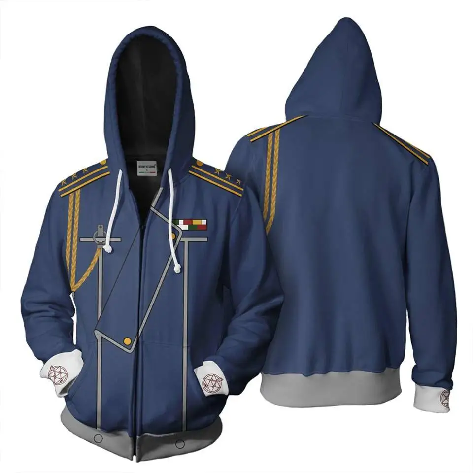 Bianyilong 2018 новые мужские повседневные спортивные толстовки с капюшоном Roy Mustang 3d