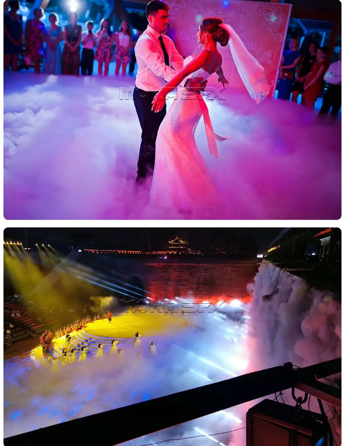 Цена Сценический эффект, дымовая машина для сухого льда 3500 Вт для диджея, вечеринки, свадьбы, мероприятий