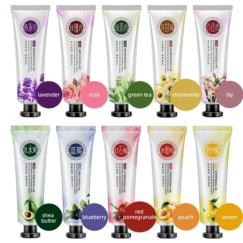 Растительный эфирный крем для рук увлажняющий не сушивающий гладкий тонкие