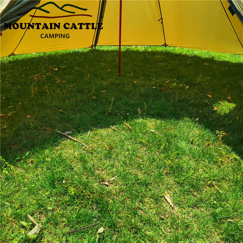 Палатка-пирамида из нейлона легкая 4 сезона с дымоходом | Спорт и развлечения