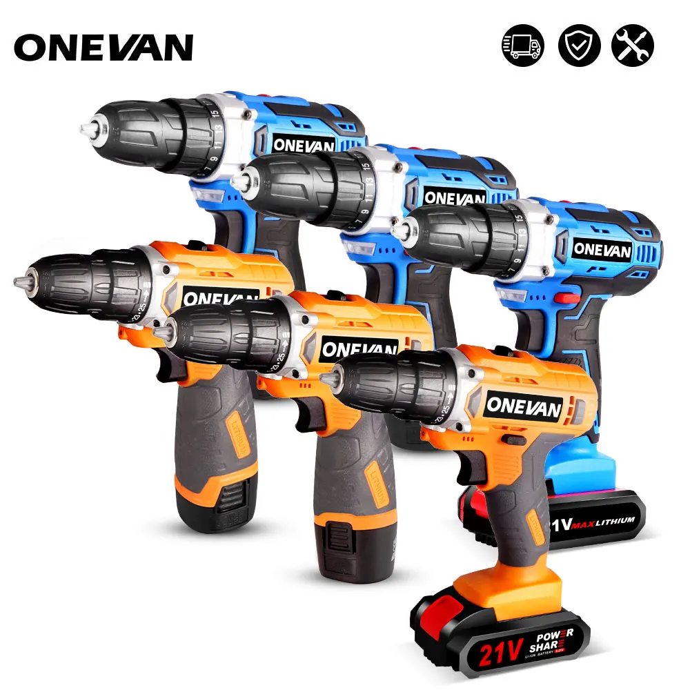 

Cordless Drill Electric Screwdriver Rechargeable Mini Wireless Power Driver Lithium-Ion Battery Electric Drill 3/8" Power Tools