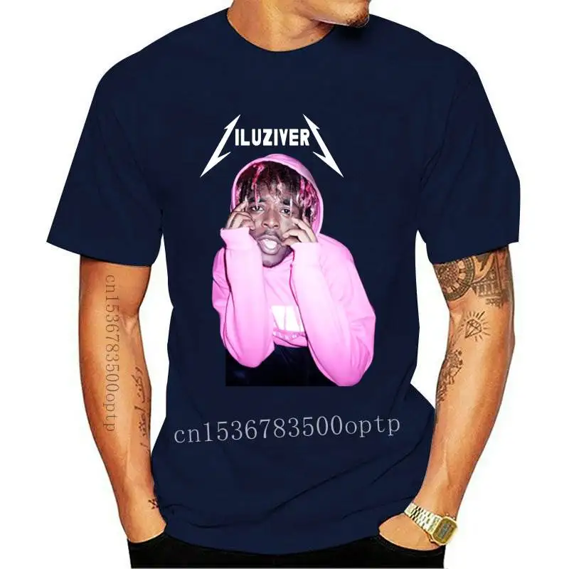 

Новинка, Прямая поставка, летняя модная мужская футболка, Lil Uzi Vert, хлопковая Футболка с круглым вырезом, яркая повседневная футболка с принт...