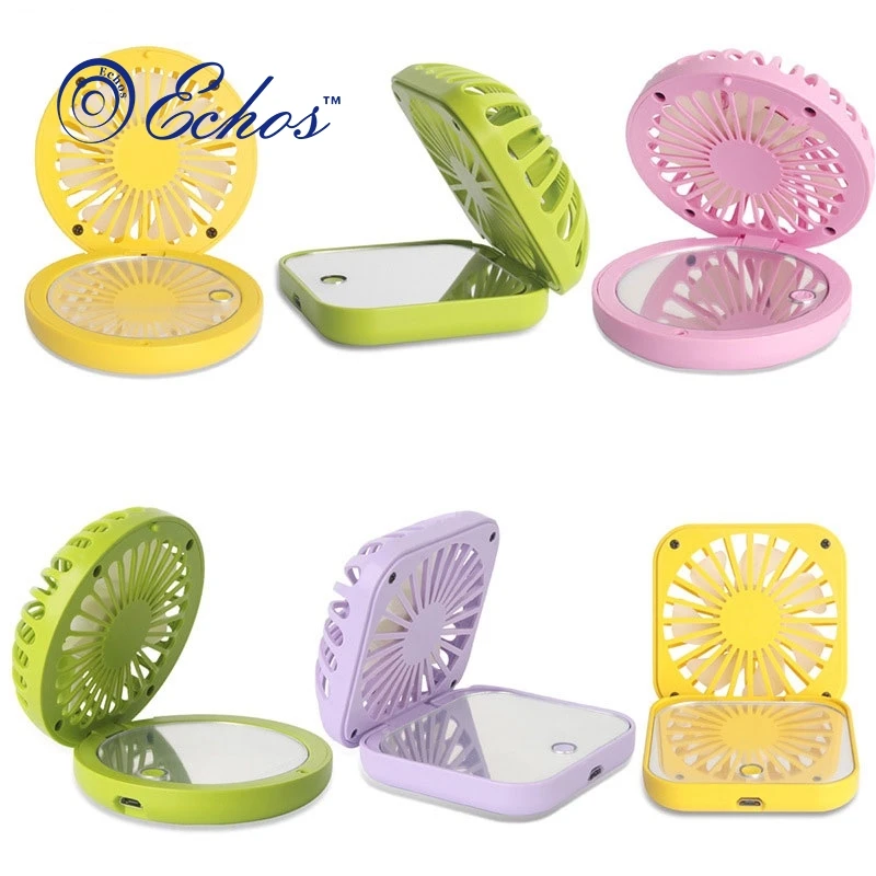 Эхо игривый сумка Портативный Make Up мини вентилятор для макияжа - Цена: 275,14 руб.