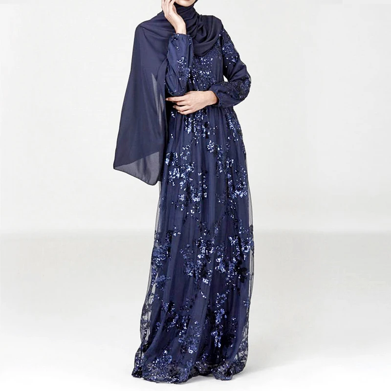 Sequin abaya Дубай турецкие платья мусульманское платье Абая для женщин хиджаб платье кафтан Турция Исламская одежда Кафтан Maroc Omani