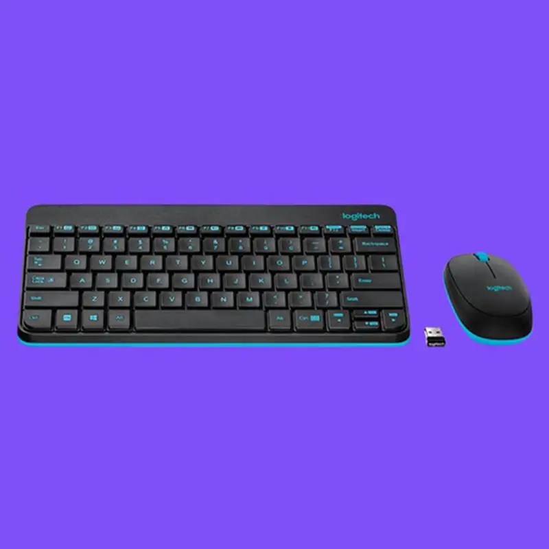 Logitech MK245 ноутбук мини клавиатура Мышь ПК USB Беспроводной 1000 Точек на дюйм