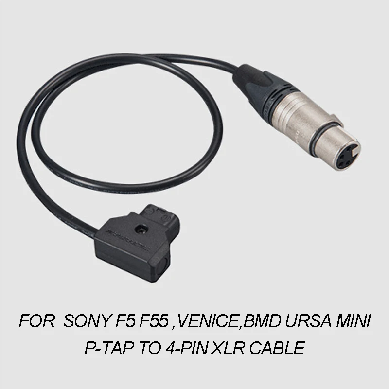 Tilta P-TAP to 4-контактный XLR кабель для F5 F55 Venice BMD Ursa Mini UBP-V V-Mount Universal Battery Plate |