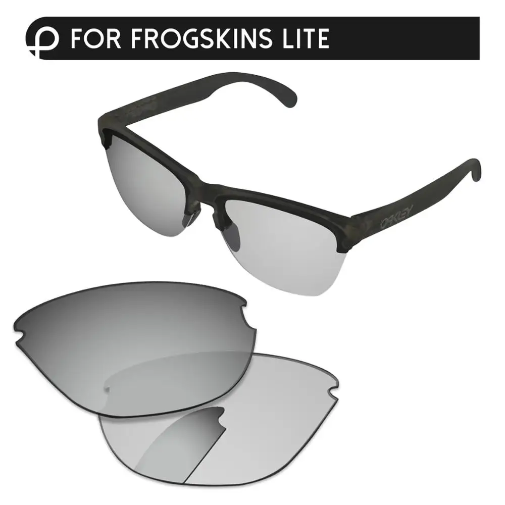 Transition PapaViva Сменные линзы для аутентичных солнцезащитных очков Frogskins Lite OO9374 Поляризованные-несколько вариантов - Цвет линз: Transition