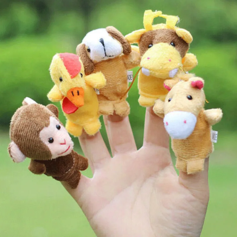 Семейные пальчиковые куклы тканевая кукла детские развивающие ручные игрушки с