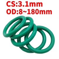 5pcs fluororubber o ring fkm sealing cs 3 1mm od8mm 180mm o ring seal gasket ringcorrosion resistant sealing