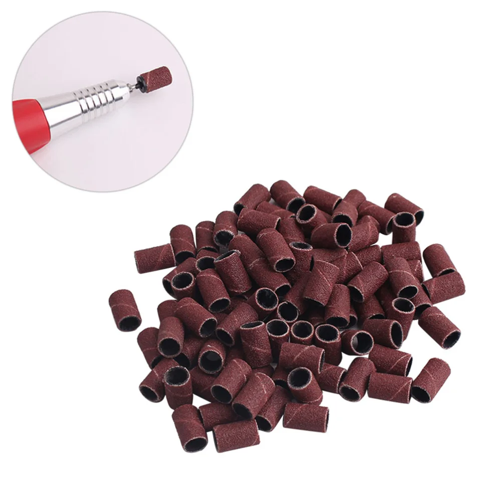 

102 Pcs/Set 1/2 Inch Emery Cloth Circle Sand Ring Connecting Decorticate Polishing Burnish Tool Sandpaper Circle with Sand Ring
