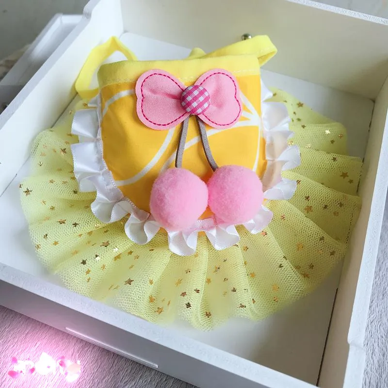 Ошейник для домашних питомцев с вишней кружевной ошейник маленьких собак кошек