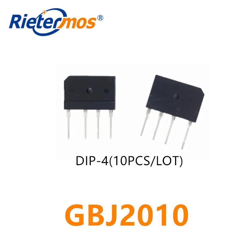 

10 шт. GBJ2010 20A 1000V DIP-4 GBJ2510 25A 1000V Высокое качество