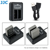 jjc usb dual battery travel charger for olympus bls 50 bls 5 bls 1 e m10 mark ii iii e pl9 e pl8 camera battery replace bcs 5