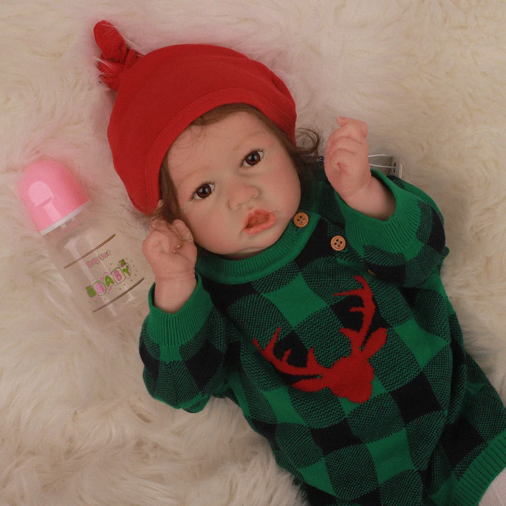 20 &quotмягкие виниловые игрушки для тела девочек кукла-реборн малышей игрушка