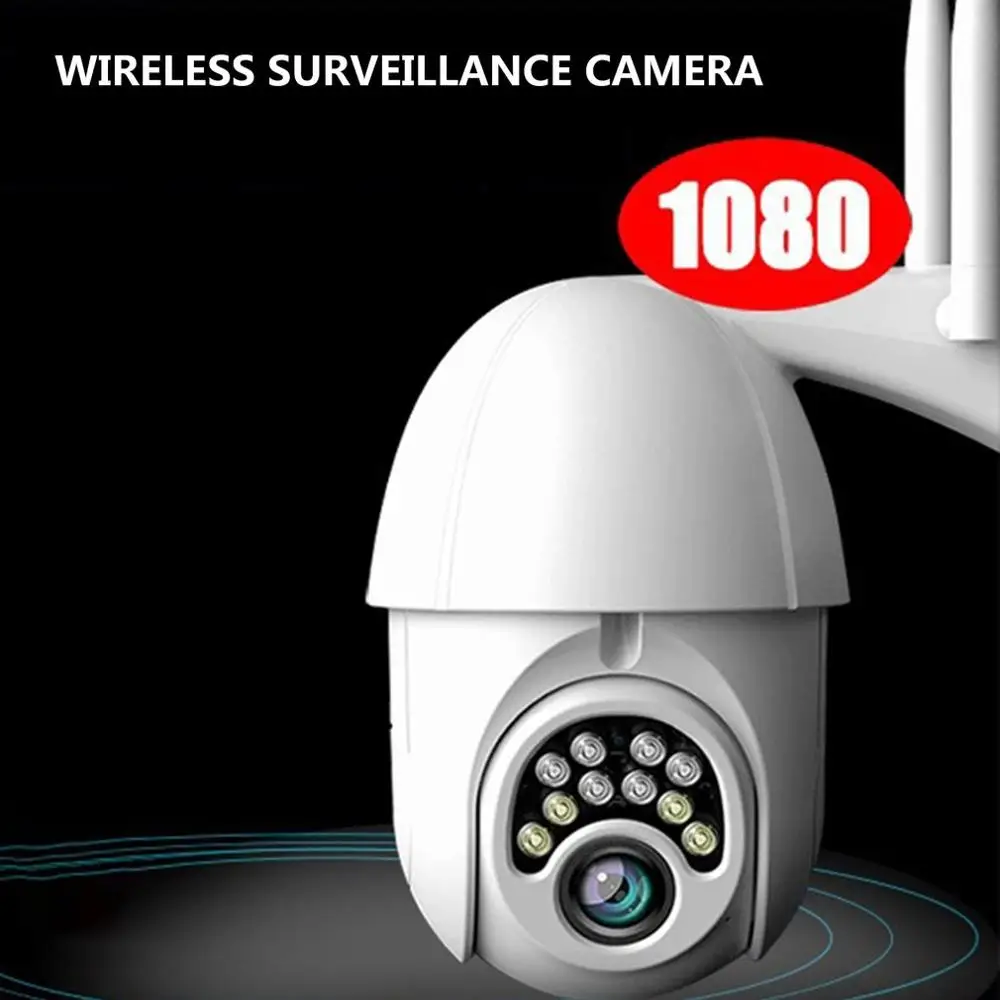 Наружная 360 градусов камера видеонаблюдения беспроводная Ptz водонепроницаемая купольная камера домашняя hd-камера ночного видения