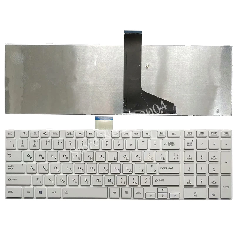 

Russian for TOSHIBA MP-11B56SU-5281 0KN0-ZW3RU23 NSK-TVBSU 9Z.N7USU.B0R RU white keyboard