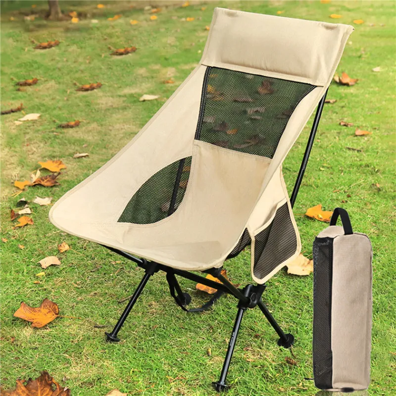 저렴한 초경량 야외 접이식 캠핑 의자 피크닉 하이킹 여행 레저 배낭 접이식 비치 문 의자 낚시 휴대용 의자