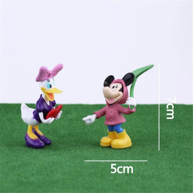 Экшн-фигурки из мультфильма Минни Маус Дональд Дак маргаритки 6 шт. | Дом и сад