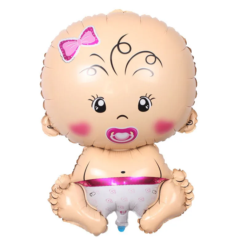 

4pc/set Boy Girl Baby Shower Baby Foil Balloon its a boy girl Baby Shower Balloons Kids 1st Birthday Party Decorations supplies