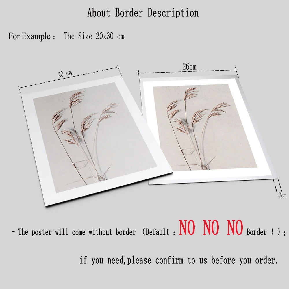 Абстрактный постер Matisse в виде пшеничных тростников скандинавский пейзаж