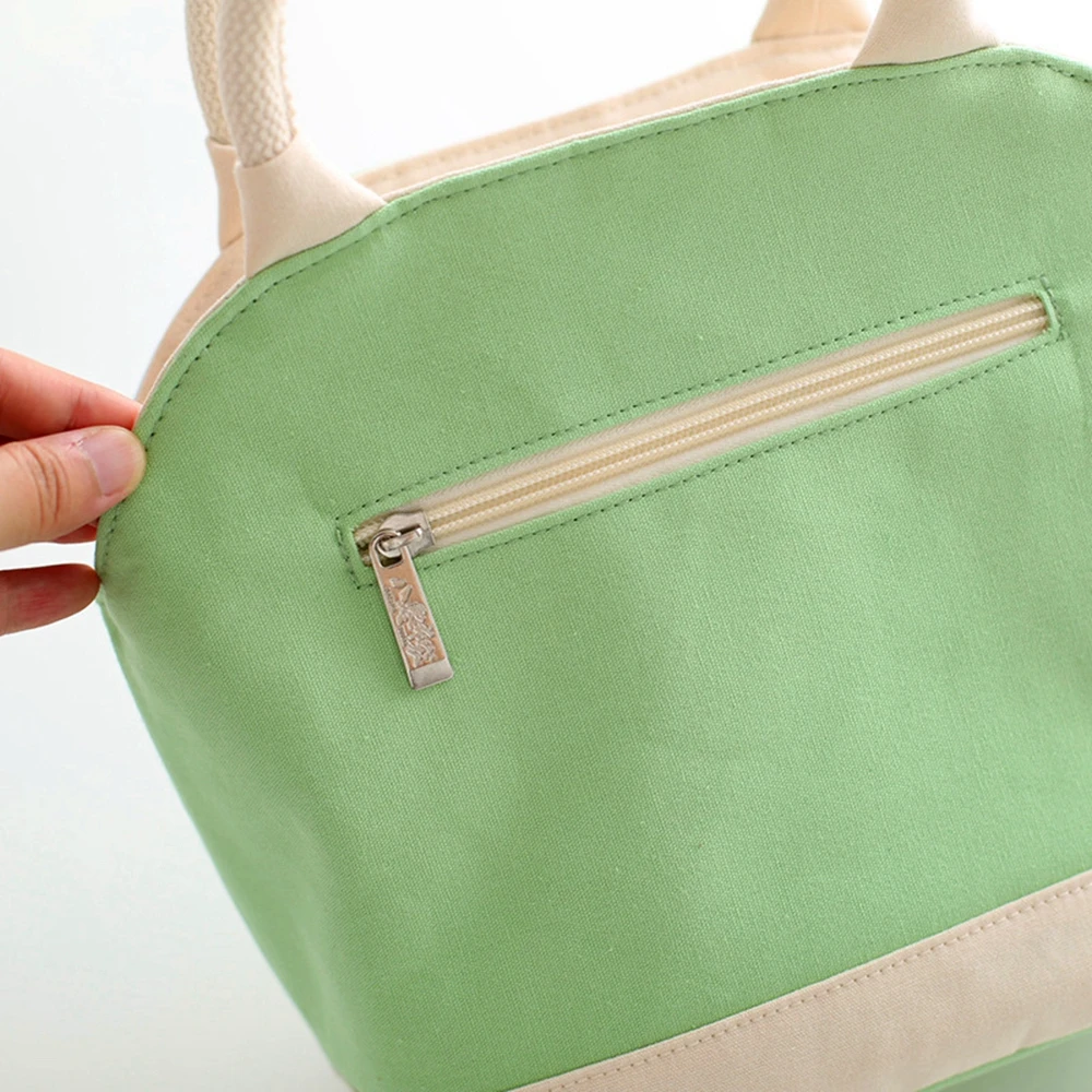 Новая модная красивая Холщовая Сумка для ланча с принтом утолщенная