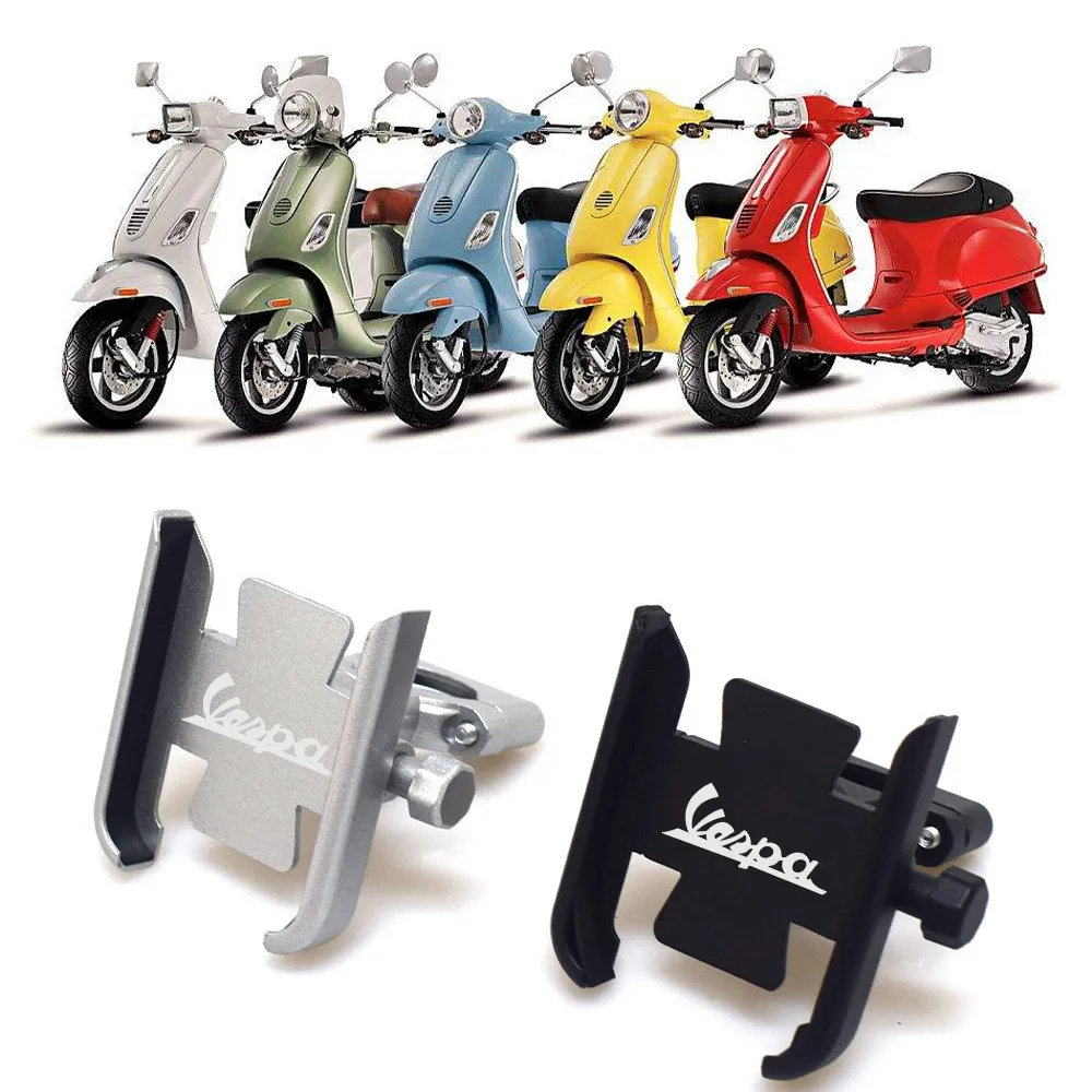 

Для VESPA 125 Φ/PE/Lusso GTS 300 Sprint 150 аксессуары для мотоциклов держатель для руля GPS Подставка Кронштейн