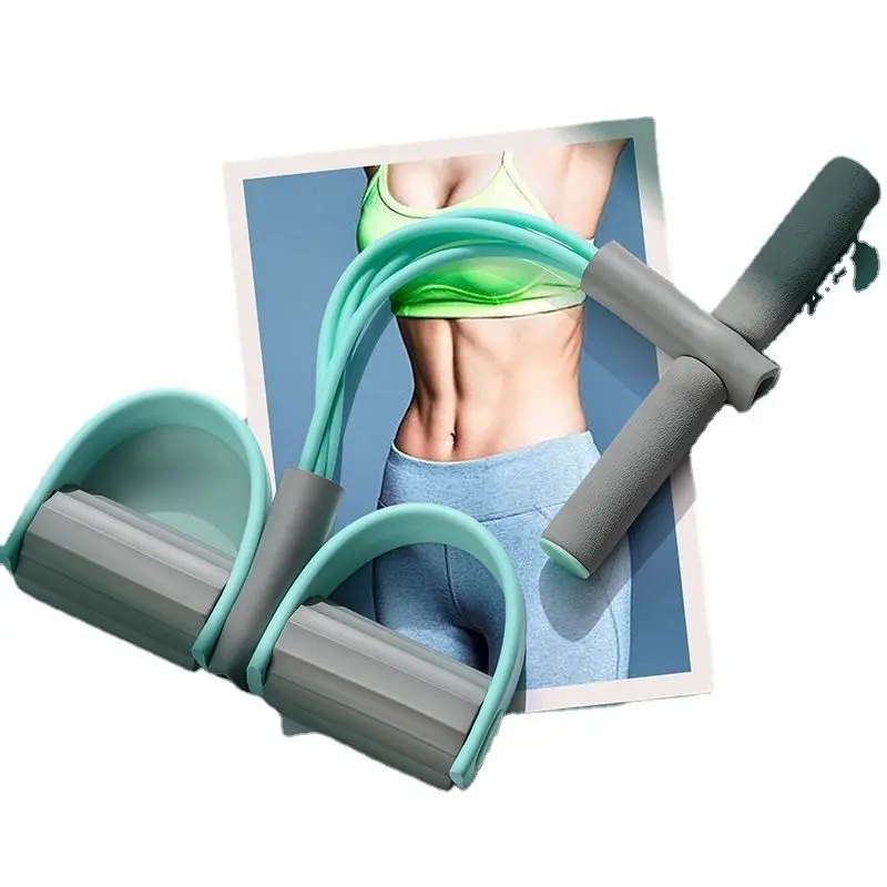 

Four-Tube Pedal Tension Device Sit-Ups Stovepipe Multifunctional Foot Pedal Leg Pull Rope Sit-Up Aid Yoga Fitness Equipment