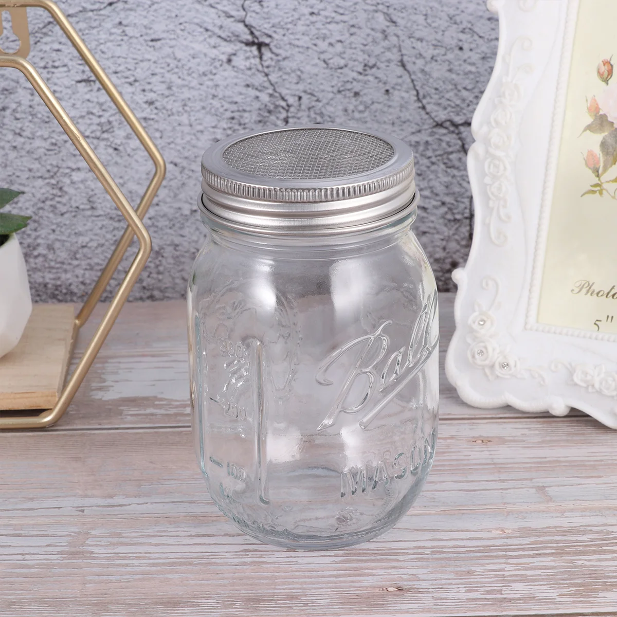 

3PCS Glass Sprouter Jars Wide Mouth Mason Jars Sprouting Jar Kit for Home Kitchen Garden (450ml with Lid and Rack)
