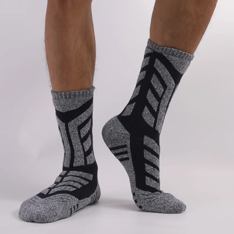 Носки мужские зимние спортивные для катания на лыжах походов с нескользящей