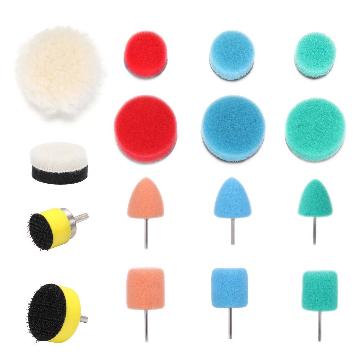 16 шт. мини детализация шлифовальные диски для полировки воском уплотнения